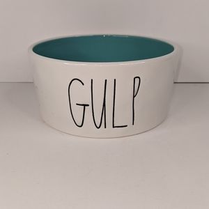 Rae Dunn by Magenta Large Ceramic Gulp Pet Bowl